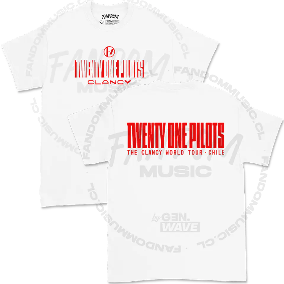 Twenty One Pilots · Tour Blanca Polera 1