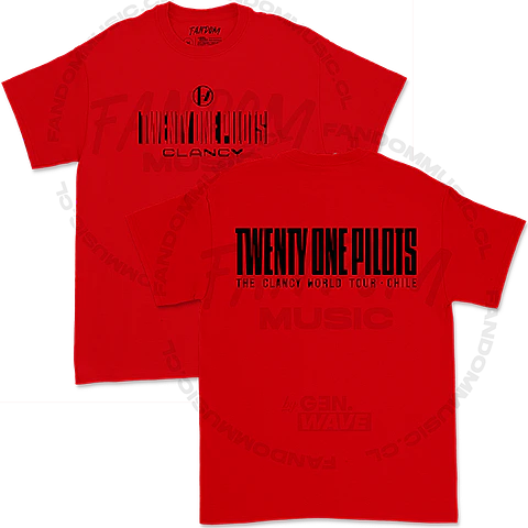 Twenty One Pilots · Tour Roja Polera