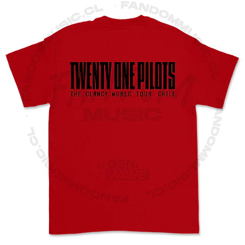 Twenty One Pilots · Tour Roja Polera
