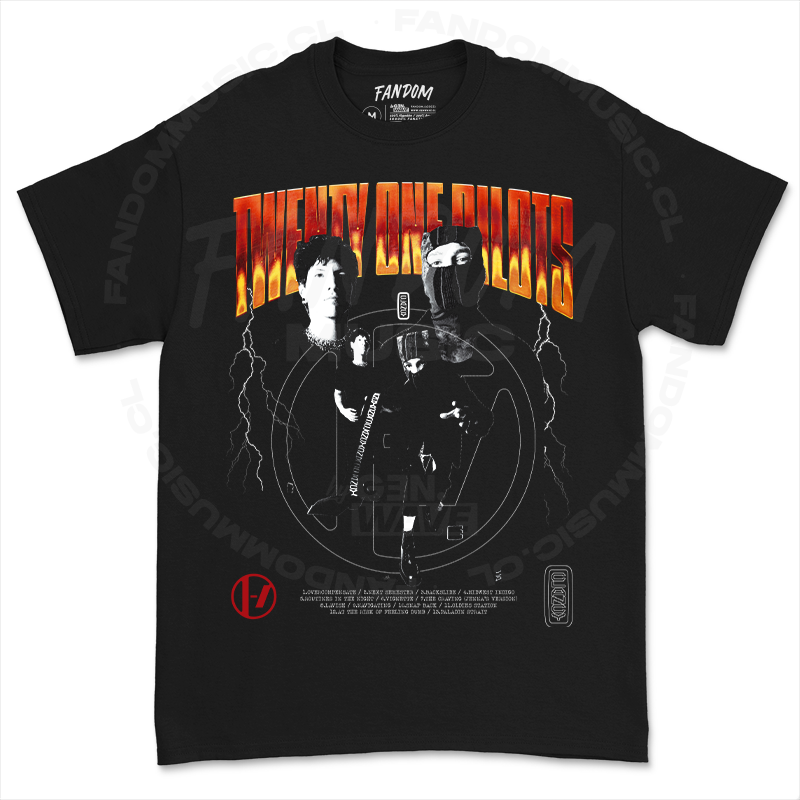 Twenty One Pilots · Tracklist Polera