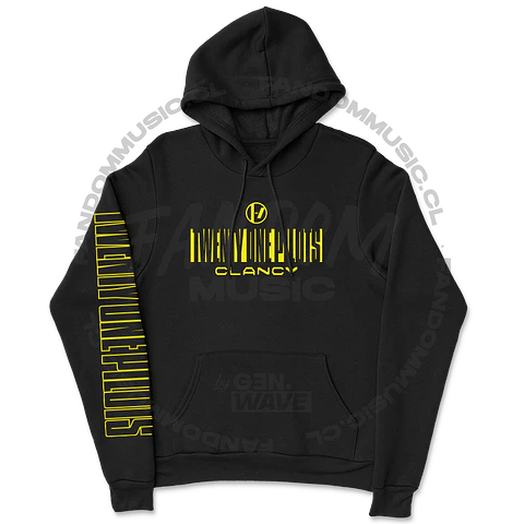 Twenty One Pilots · Tour Negro Hoodie