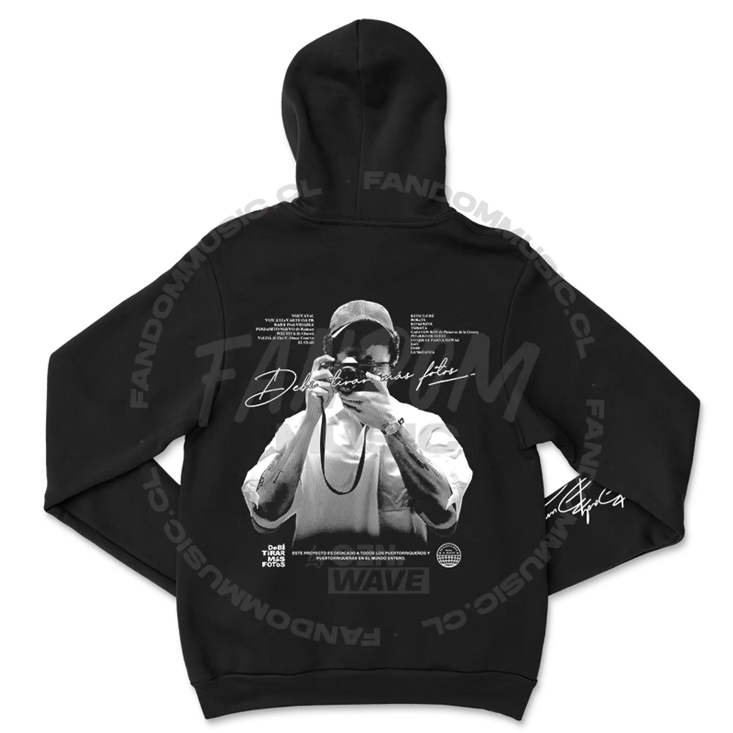 Bad Bunny · DTMF Tracklist Hoodie 2