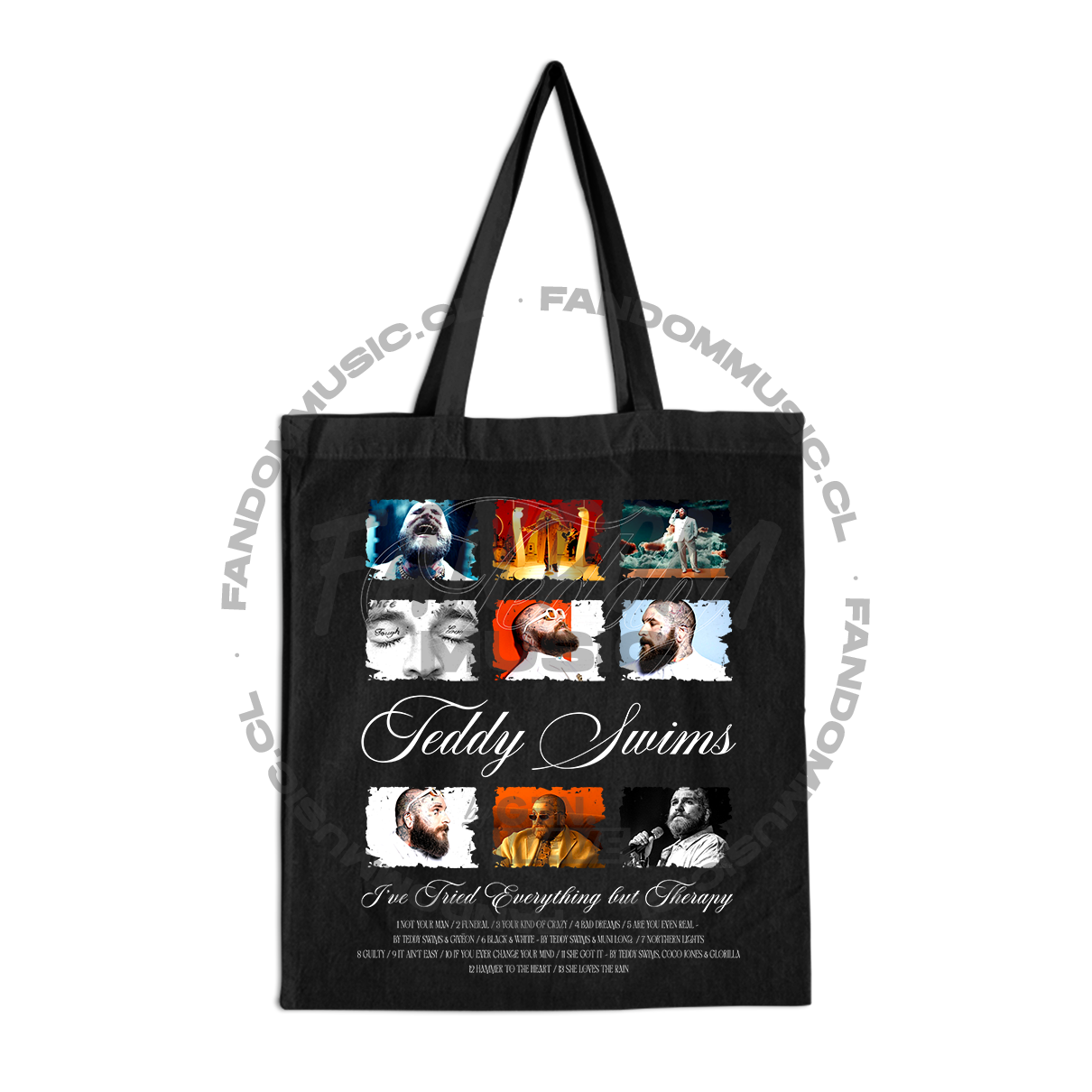 Teddy Swims · Collage Totebag