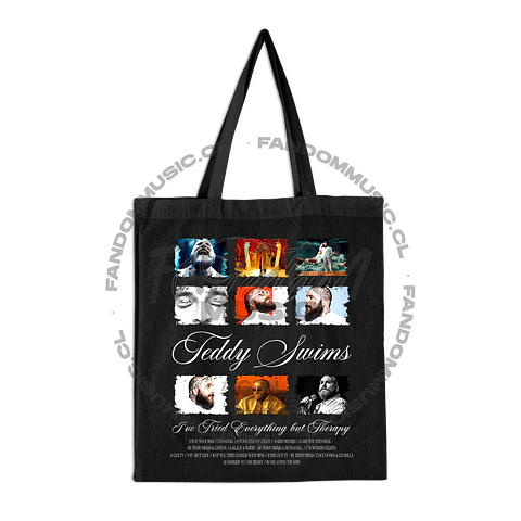 Teddy Swims · Collage Totebag