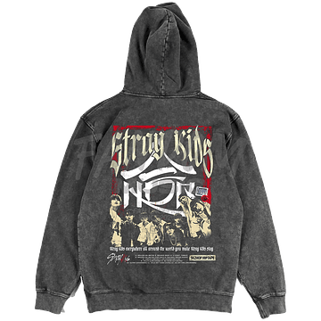 Stray Kids · HOP Hoodie ACID WASH