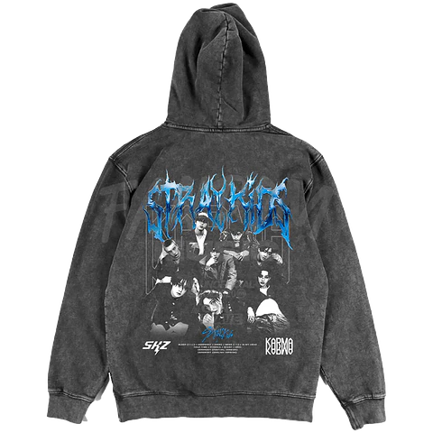 Stray Kids · Karma Hoodie ACID WASH