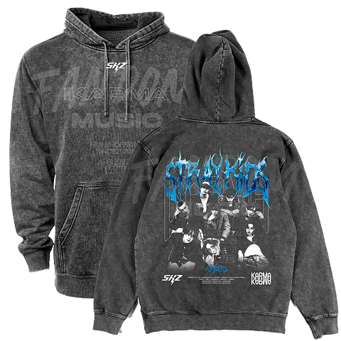 Stray Kids · Karma Hoodie ACID WASH
