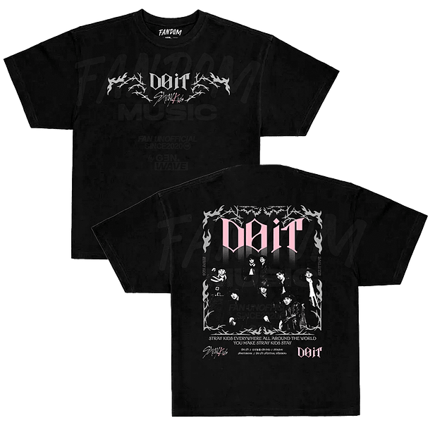 Stray Kids · Do It Polera OVERSIZE 1