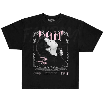 Stray Kids · Do It / Lee Know Polera OVERSIZE