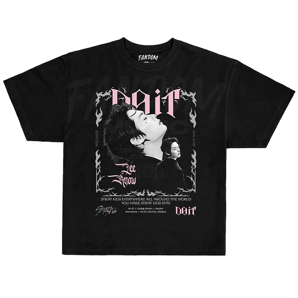 Stray Kids · Do It / Lee Know Polera OVERSIZE 1