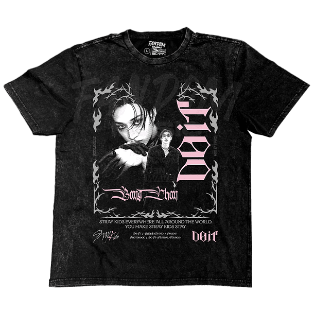 Stray Kids · Do It / Bang Chan Polera ACID WASH 1