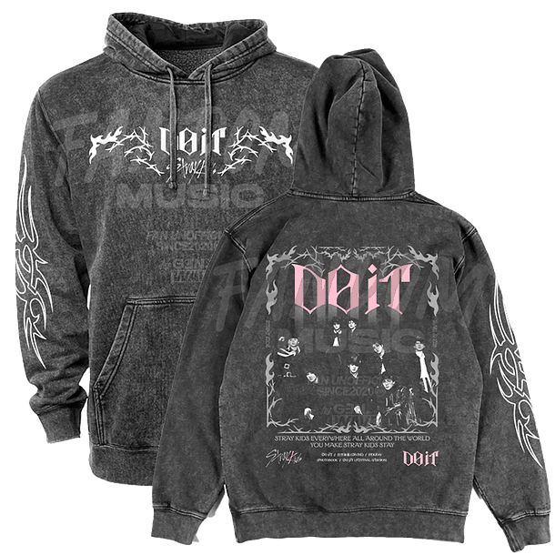 Stray Kids · Do It Hoodie ACID WASH 1