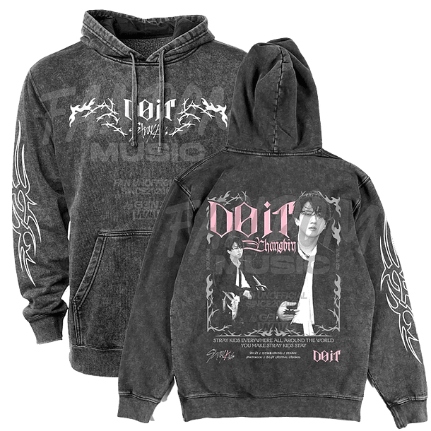 Stray Kids · Do It / Changbin Hoodie ACID WASH 1