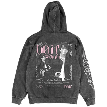 Stray Kids · Do It / Changbin Hoodie ACID WASH