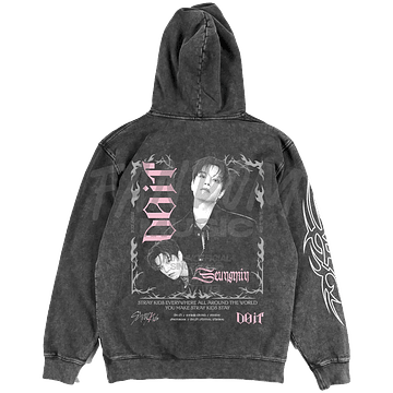 Stray Kids · Do It / Seungmin Hoodie ACID WASH