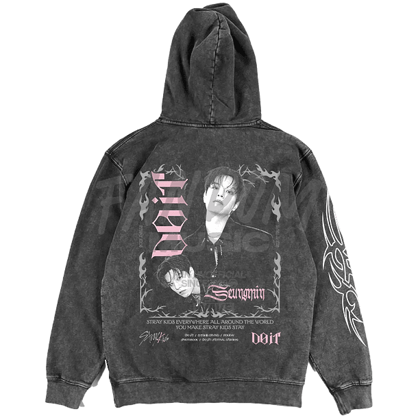 Stray Kids · Do It / Seungmin Hoodie ACID WASH 2