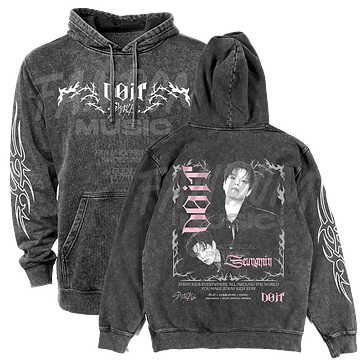 Stray Kids · Do It / Seungmin Hoodie ACID WASH