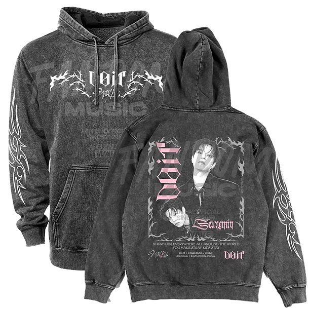 Stray Kids · Do It / Seungmin Hoodie ACID WASH 1