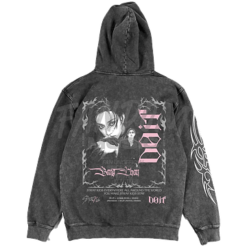 Stray Kids · Do It / Bang Chan Hoodie ACID WASH