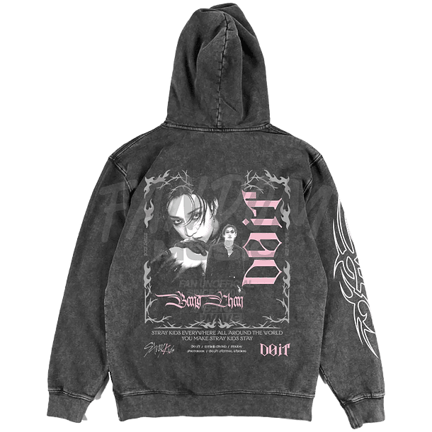 Stray Kids · Do It / Bang Chan Hoodie ACID WASH 2