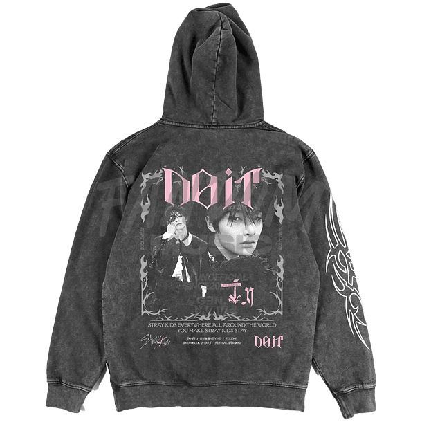 Stray Kids · Do It / I.N Hoodie ACID WASH 2