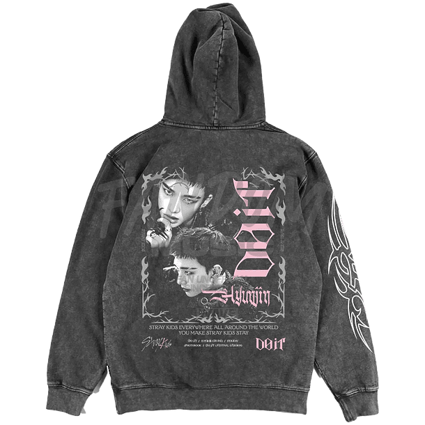 Stray Kids · Do It / Hyunjin Hoodie ACID WASH 2