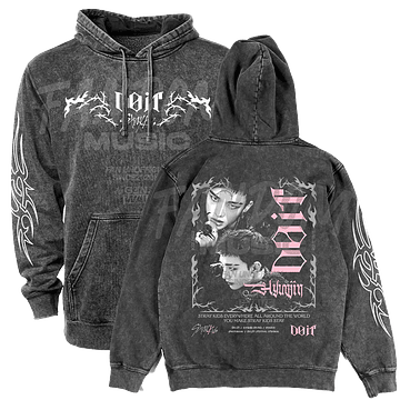 Stray Kids · Do It / Hyunjin Hoodie ACID WASH