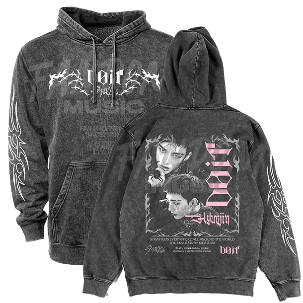 Stray Kids · Do It / Hyunjin Hoodie ACID WASH 1