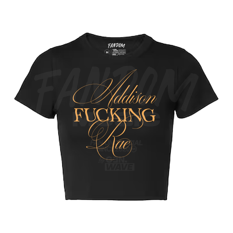 Addison Rae · Addison F Rae Polera CROP TOP