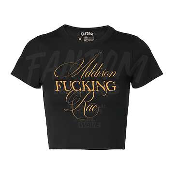 Addison Rae · Addison F Rae Polera CROP TOP