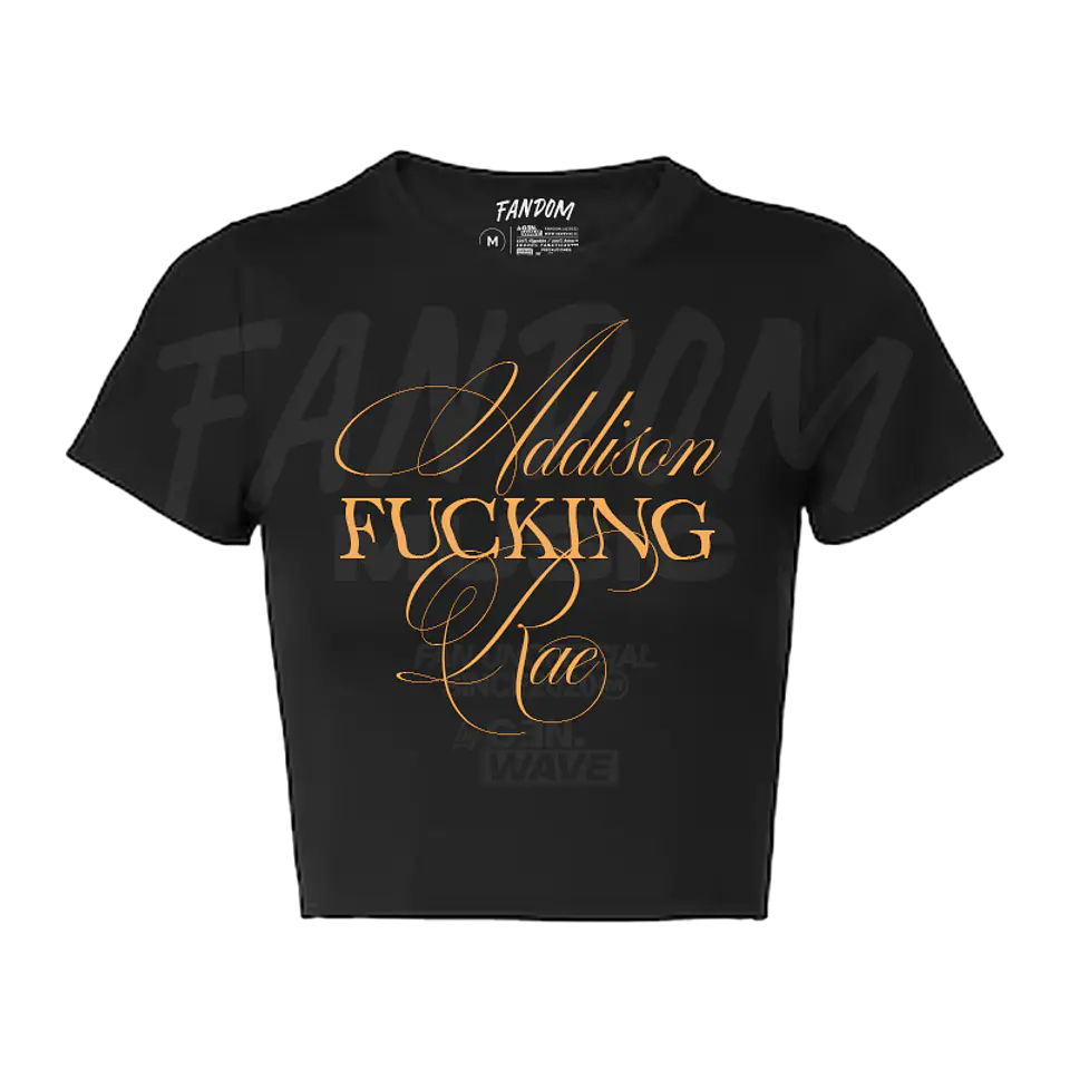 Addison Rae · Addison F Rae Polera CROP TOP 1
