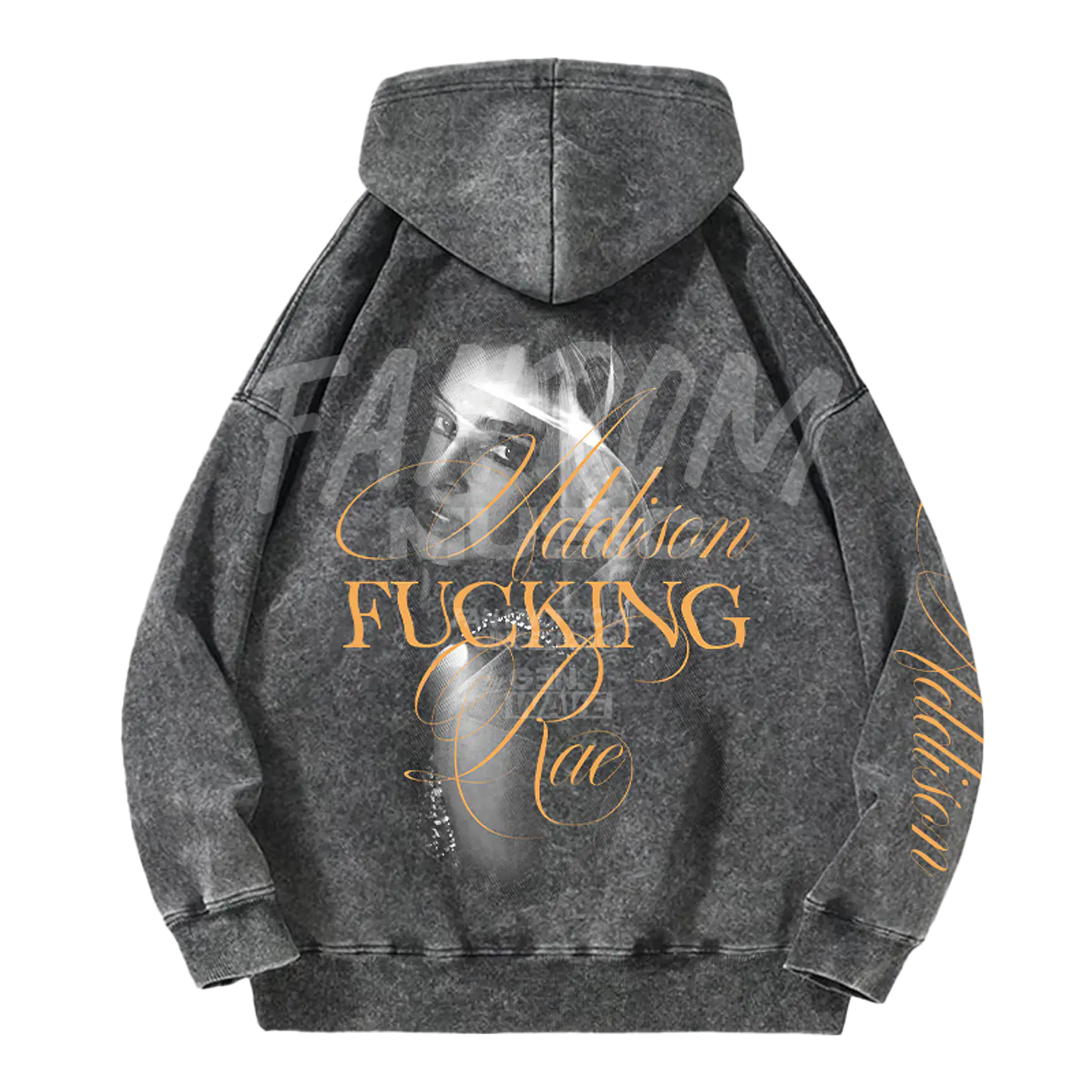 Addison Rae · Addison F Rae Hoodie Acid Wash 2