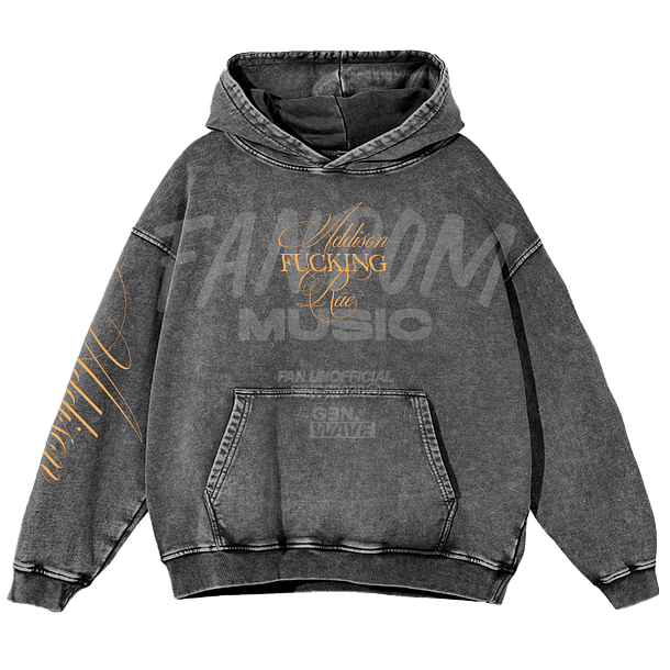 Addison Rae · Addison F Rae Hoodie Acid Wash 3