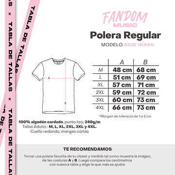 Lany · Soft Polera ACID WASH