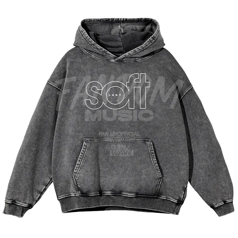 Lany · Soft Hoodie Acid Wash 3
