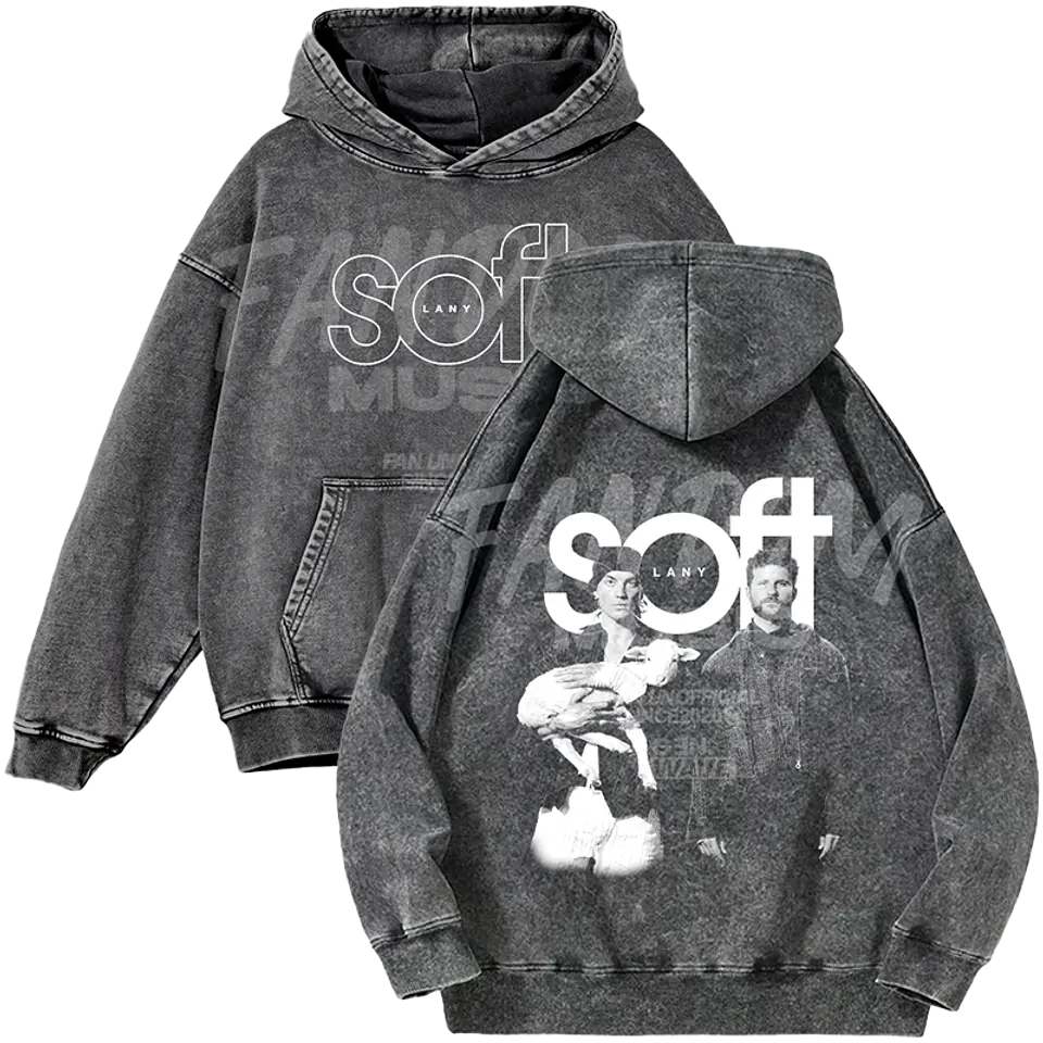 Lany · Soft Hoodie Acid Wash 1