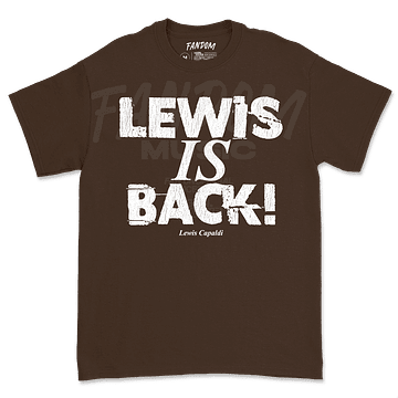 Lewis Capaldi · IS BACK! Polera