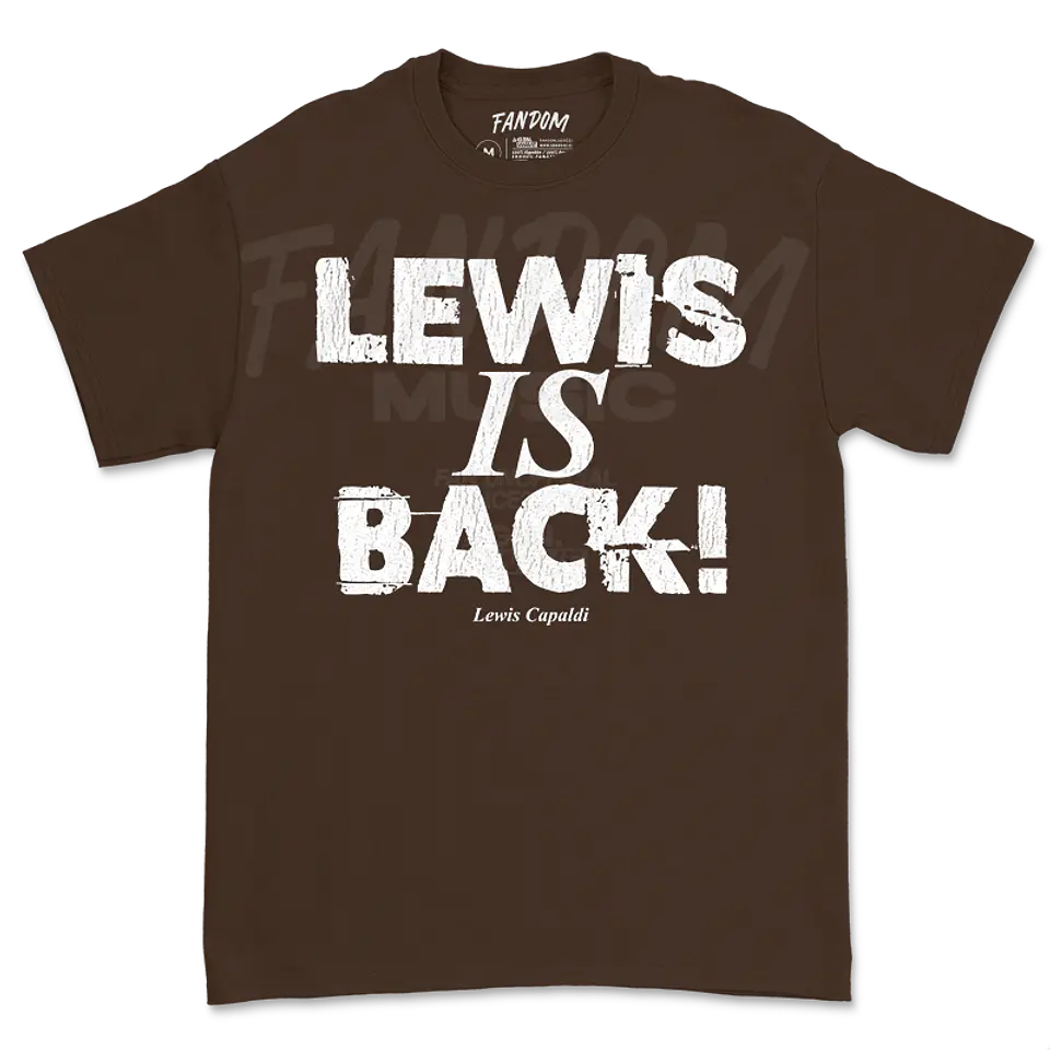 Lewis Capaldi · IS BACK! Polera 2
