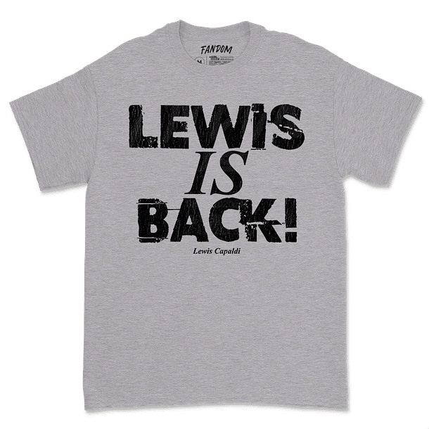 Lewis Capaldi · IS BACK! Polera 4