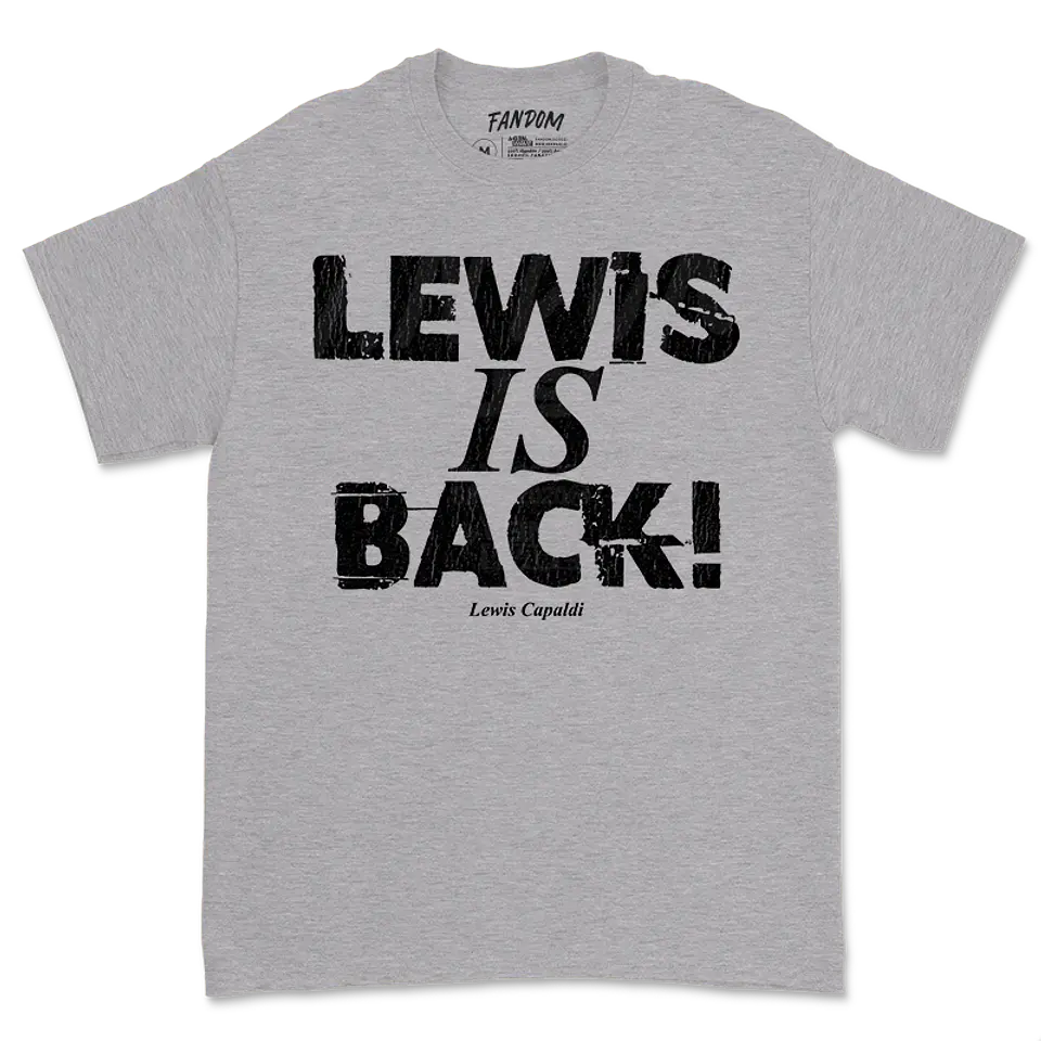 Lewis Capaldi · IS BACK! Polera 4