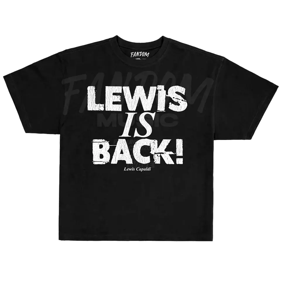 Lewis Capaldi · IS BACK! OVERSIZE 1