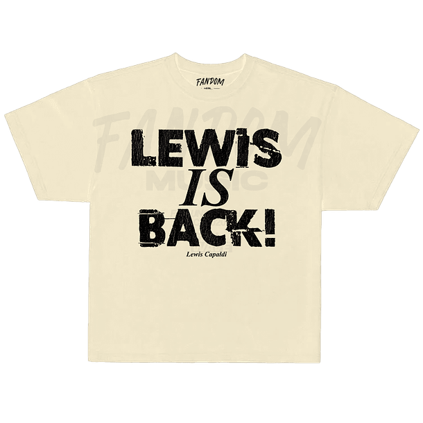 Lewis Capaldi · IS BACK! OVERSIZE 3