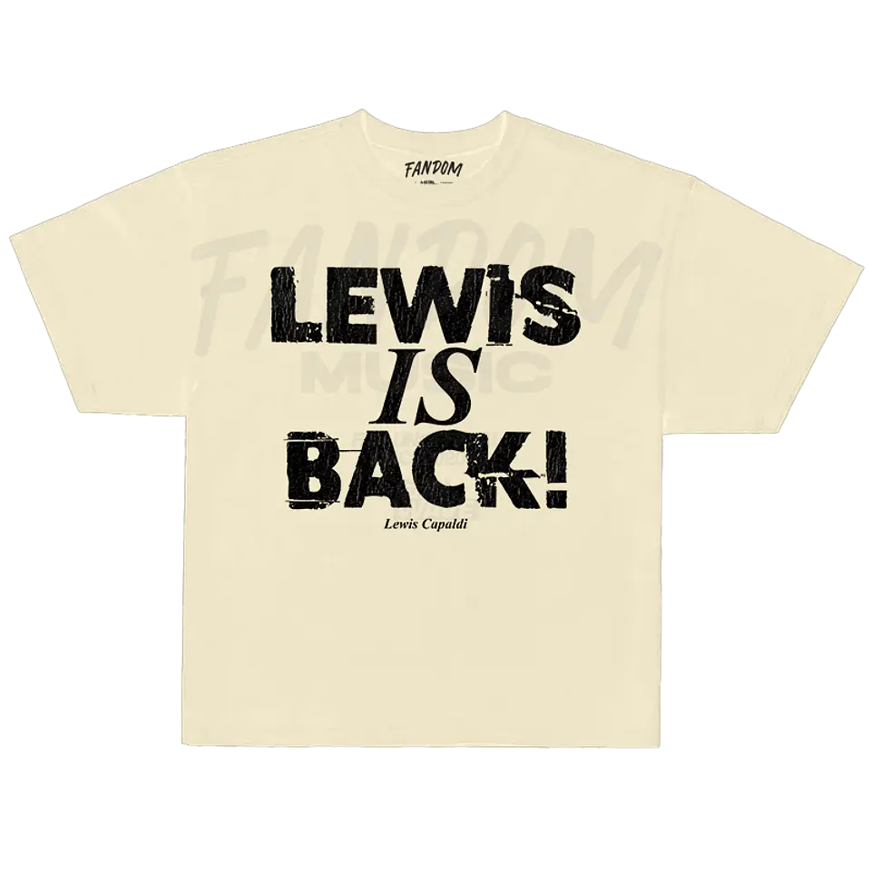 Lewis Capaldi · IS BACK! OVERSIZE 3