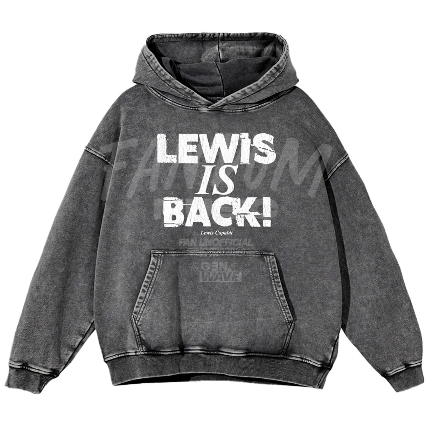 Lewis Capaldi · IS BACK! Hoodie Acid Wash 1