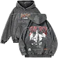 Lewis Capaldi · Faces Hoodie Acid Wash - Miniatura 1
