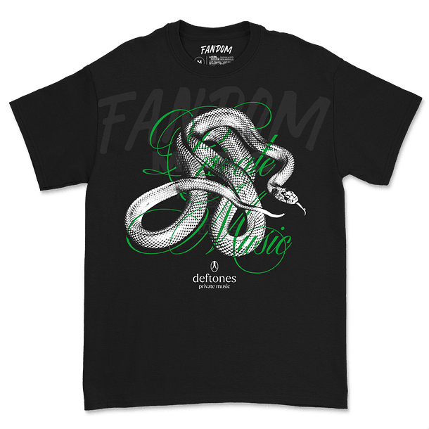 Deftones · Private Music Green Polera 1