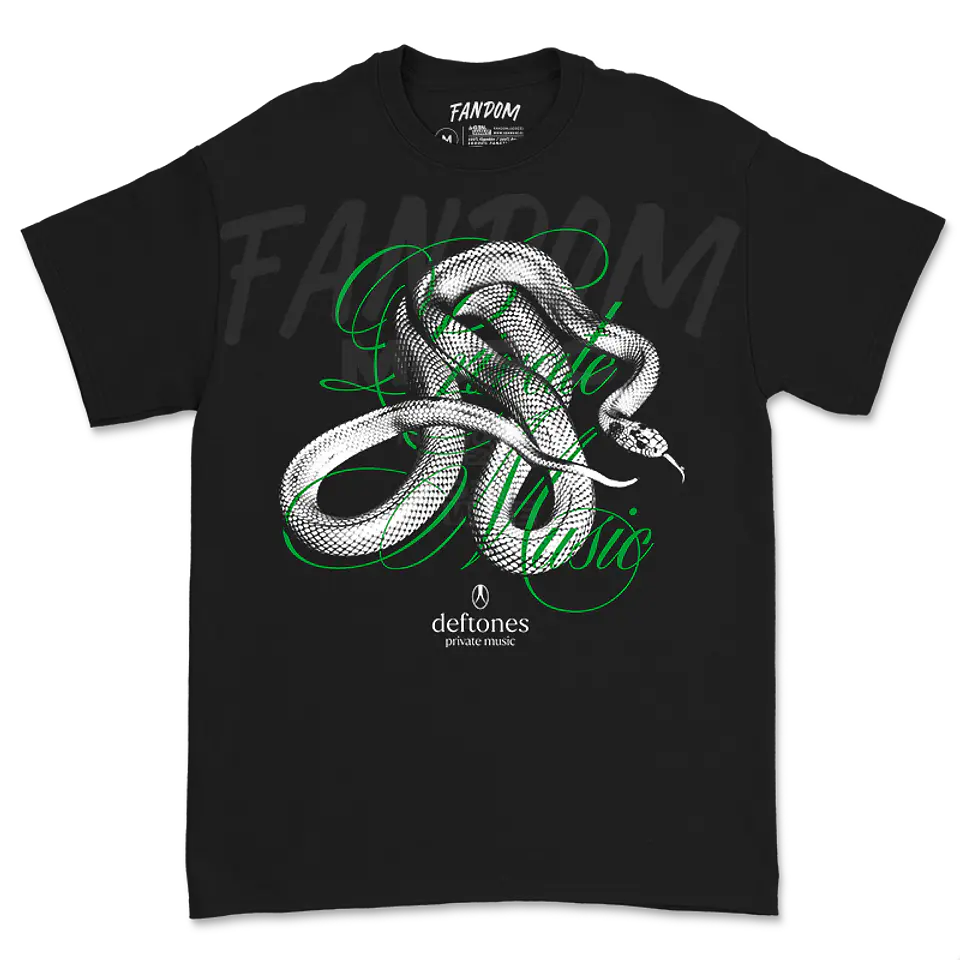 Deftones · Private Music Green Polera 1