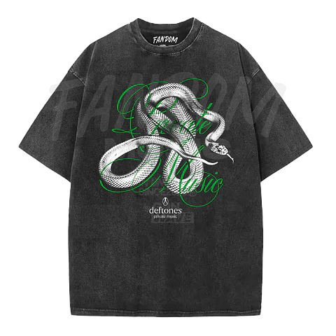 Deftones · Private Music Green ACID WASH