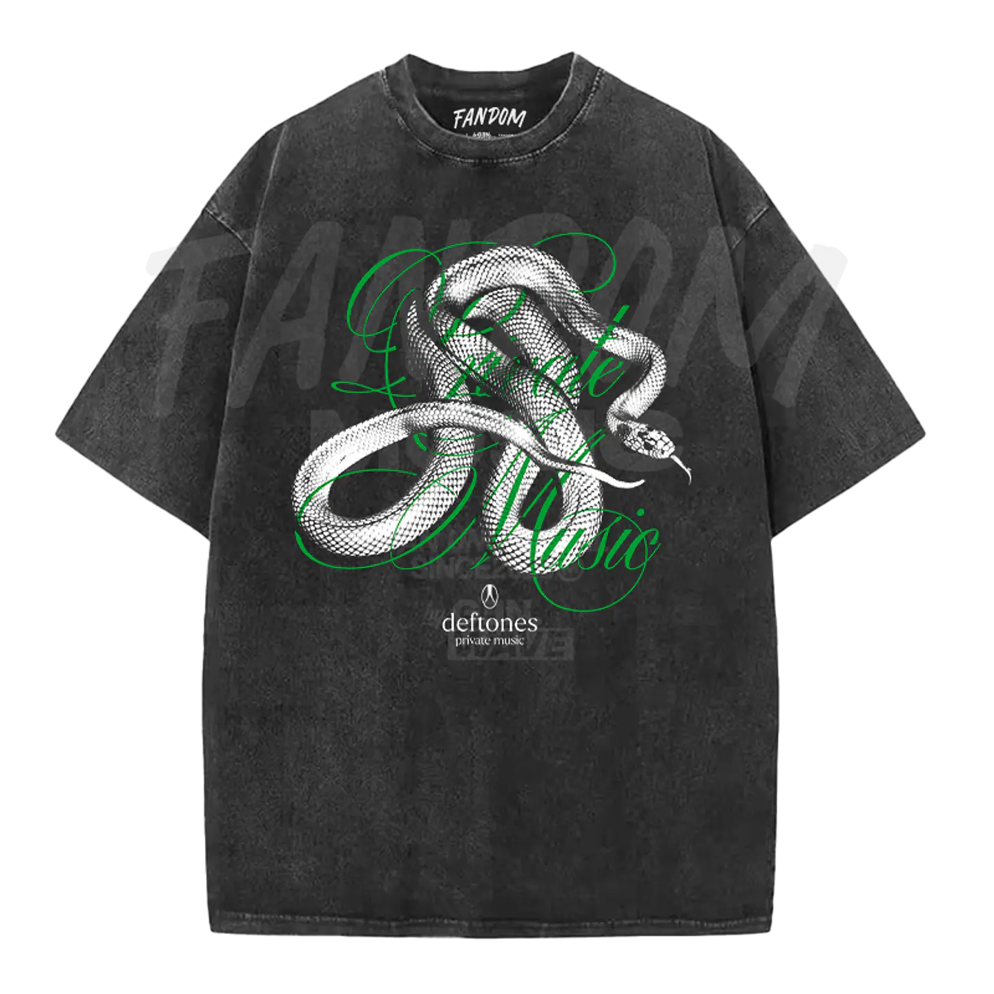 Deftones · Private Music Green ACID WASH 1