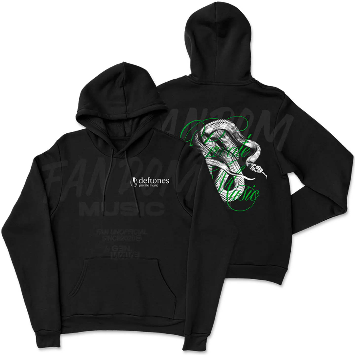 Deftones · Private Music Green Hoodie 1